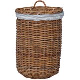  Košarica za rublje 2 pcs Smeđa Kubu Ratan - Smeđa | shoptok.hr