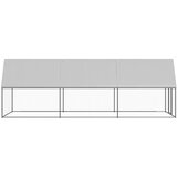 Vanjski kavez za kokoši 2 x 6 x 2 m od pocinčanog čelika | shoptok.hr