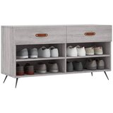  Klupa za cipele siva boja hrasta 102x35x55 cm konstruirano drvo | Eponuda.ba