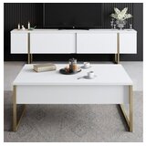 Hanah home Luxe Sto za dnevnu sobu, Bijelo-Zlatna | Eponuda.ba