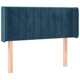  LED uzglavlje tamnoplavo 83x16x78/88 cm baršunasto | shoptok.hr