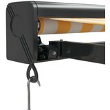  Tenda na uvlačenje žuto-bijela 5 x 3 m od tkanine i aluminija | shoptok.hr