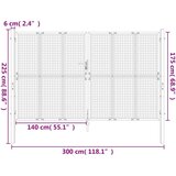  Vrata antracit 300 x 225 cm čelična | shoptok.hr