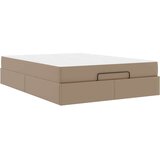  Okvir za krevet Boja cappuccina 160 x 200 cm Umjetna koža | shoptok.hr