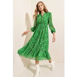 Bigdart Dress - Green - Shift Cene
