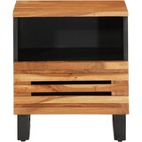  Noćni ormarić 40 x 34 x 46 cm od masivnog bagremovog drva | shoptok.hr