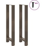  Noge za barski stol Prirodni čelik 2 kom 50 x (110-111) cm Čelik | Eponuda.com