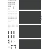 vidaXL Vrtna vrata Crna 105 x 200 cm Čelik s praškastim premazom | shoptok.hr