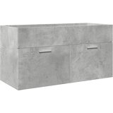  4-dijelni set kupaonskog namještaja siva boja betona drveni | shoptok.hr
