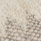 Flair Rugs Krem ručno rađen tepih od mješavine vune 160x230 cm Minerals Border – | shoptok.hr