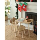 Hanah home dečiji sto i stolice mickey two chair set brown