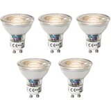 LUEDD Komplet 5 GU10 dimbare LED lamp 3W 200 lm 3000K Cene