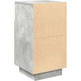 vidaXL Noćni ormarić s 2 ladice beton siva 36x36x68 cm | shoptok.hr