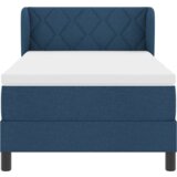 Box Spring Krevet s Madracem Plavi 90x190 cm Tkanina | shoptok.hr