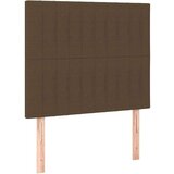  Box spring postelja z vzmetnico LED temno rjava 80x200 cm blago, (20930456) | Shoptok.si