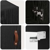  Ormar za Zid Zidne Crni hrast 60 x 31 x 60 cm Konstruirano drvo | shoptok.hr