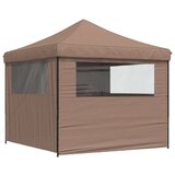 Šator za svadbe - šator za zabave Smeđa 292 x 292 x 315 cm Oxford tkanina | shoptok.hr