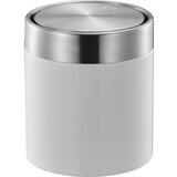 EKO namizni koš za odpadke, jeklen, prostornina 0,5 l, šxvxg 128 x 155 x 128 mm, bele barve Cene