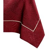 AmeliaHome Stolnjak Gaia s manšetom i obrubom 110x110 cm, bordo | shoptok.hr