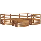  Set vanjskih sofa 5 kom. Prirodna Čvrsto drvo akacije | shoptok.hr