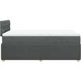  Krevet box spring s madracem tamnosivi 120 x 190 cm tkanina | shoptok.hr