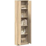 vidaXL Garderoba Sonoma hrast 55x25x189 cm Konstruirano drvo | shoptok.hr