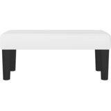  Klupa bijela 70 x 30 x 30 cm od umjetne kože | Eponuda.com