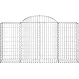  Lučne gabionske košare 4 kom 200x50x100/120cm pocinčano željezo | Eponuda.com