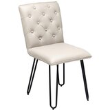 Modern Living stol ivie, rjavosiva, videz usnja | Shoptok.si