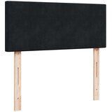 vidaXL otomanski okvir kreveta s madraca crni 120x190 cm baršunasti | shoptok.hr