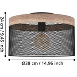 Eglo 43832 - plafonsko svetlo kilnsdale 1xE27/40W/230V | Eponuda.com