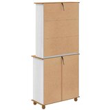  Kavez ASKIM Bijelo 91 x 40 x 200,5 cm Čvrsto borovo drvo | shoptok.hr