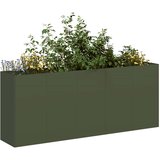 vidaXL Sadilica maslinastozelena 200x40x80 cm hladno valjani čelik Cijene