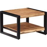  Stolić za kavu od masivnog bagremovog drva 60 x 60 x 40 cm | shoptok.hr