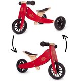 Kinderfeets drvena dječja guralica Tiny Tot 2u1 Cherry Red | shoptok.hr