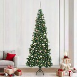 vidaXL Korner Umjetno Božićno Drvo Zelena 240 cm PVC i metal | shoptok.hr
