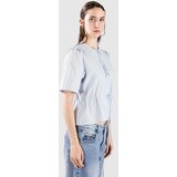 24COLOURS 30509B Bow SS Blouse Srajca blue | Shoptok.si
