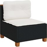  8-dijelni set vrtnih sofa od poliratana s jastucima crni | shoptok.hr