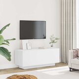 TV ormarić bijeli 100 x 35 x 40 cm od konstruiranog drva | Eponuda.com