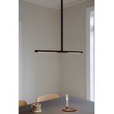 UMAGE Crna metalna LED viseća svjetiljka s metalnim sjenilom Omni Ceiling – | shoptok.hr