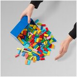 Lego skupljač kockica, dvodelni set, plava i crvena Cene
