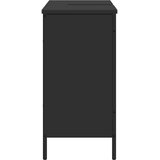 Ormarić za umivaonik crni 80 x 30 x 60 cm konstruirano drvo | shoptok.hr