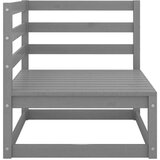  Kutna vrtna sofa s antracit jastucima od masivne borovine | shoptok.hr