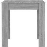  Blagovaonski stol sivi hrast 140x74,5x76 cm konstruirano drvo | shoptok.hr