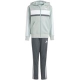 Adidas Komplet trenerka za dečake J 3S Tib Fl Ts Wosa/White/Dgreyh, Zeleni Cene