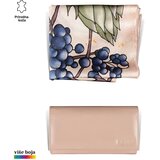 PRINC LEATHER Ženski poklon set ešarpa i novčanik, Bež | Eponuda.com