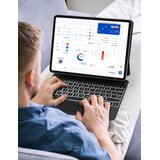 JADEMALL osvetljena tipkovnica magic keyboard za ipad pro 12.9 (3.–6. generacija), z lebdečim stojalom in sledilno ploščico odprta embalaža | Shoptok.si
