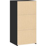 vidaXL Komoda črna 45x41x93 cm inženirski les | Shoptok.si