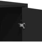  Komoda crna 134x35x76 cm Konstruirano drvo | shoptok.hr