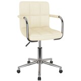Maison Chic Vrtljiv Jedilni stoli - Vzorci stoli krem blago A1718, (22030992) | Shoptok.si